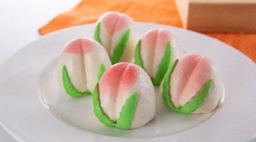 壽桃甜包(紅豆餡) 600g(圖)
