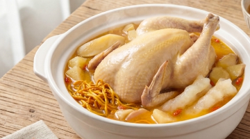 黃金蟲草竹笙花膠雞湯禮盒(3000g/盒)(圖)