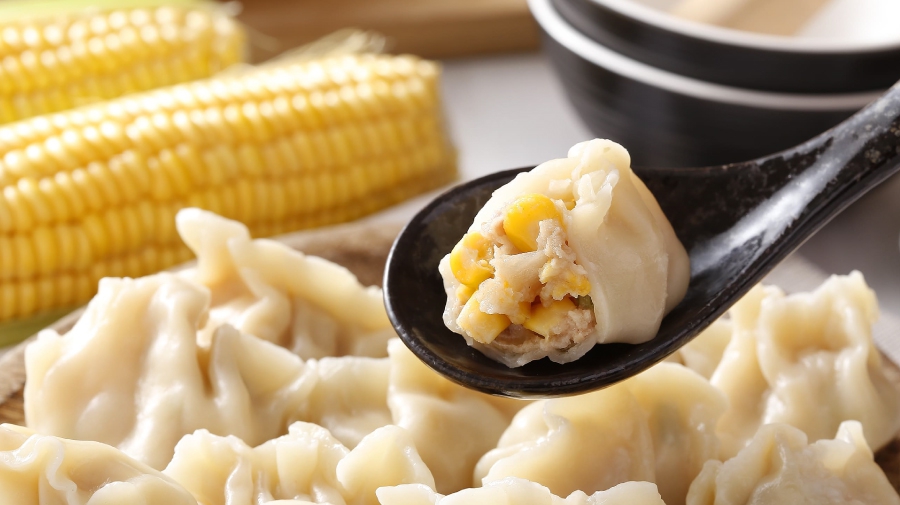Pork and Corn Dumplings 800g(圖)