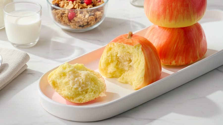 蘋果甜包(牛奶餡) 600g(10粒)(圖)